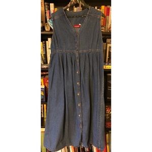 🇬🇧 Vintage denim maxi dress
